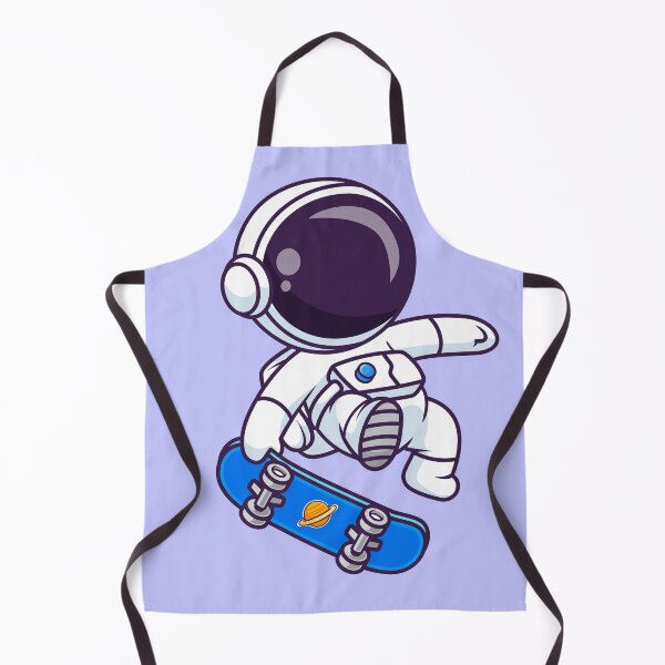 Item preview,  Cute Astronaut Playing Skateboard Cartoon Vector Icon Illustration designed and sold by hjian8219.