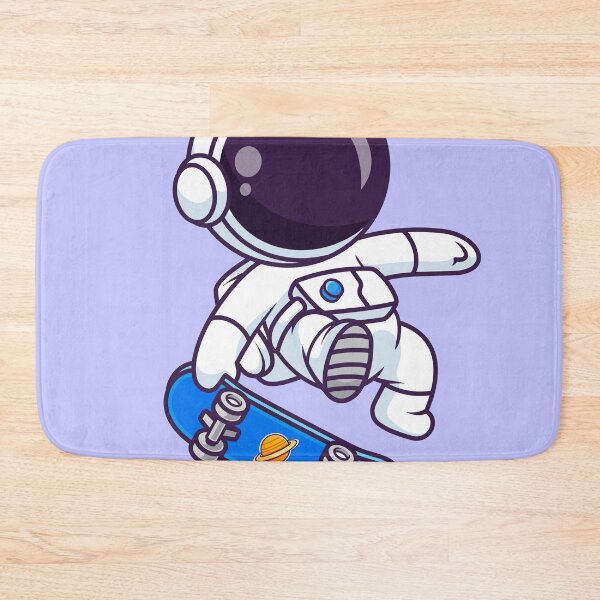 Item preview,  Cute Astronaut Playing Skateboard Cartoon Vector Icon Illustration designed and sold by hjian8219.
