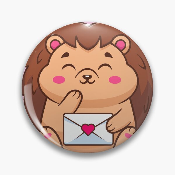Item preview, Cute Hedgehog Holding Love Envelope Cartoon Vector Icon Illustration designed and sold by hjian8219.