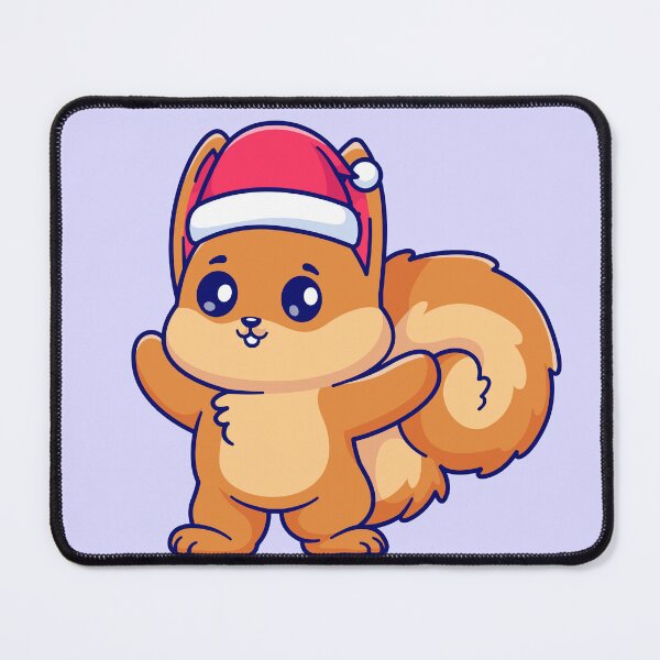 Item preview, Cute Squirrel Wearing Beanie Hat Winter Cartoon Vector Icon Illustration designed and sold by hjian8219.