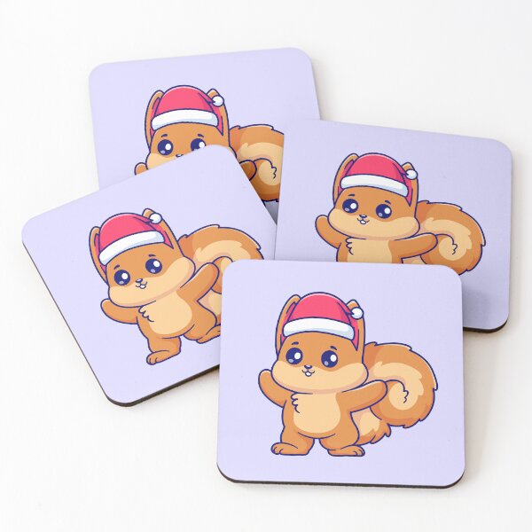 Item preview, Cute Squirrel Wearing Beanie Hat Winter Cartoon Vector Icon Illustration designed and sold by hjian8219.