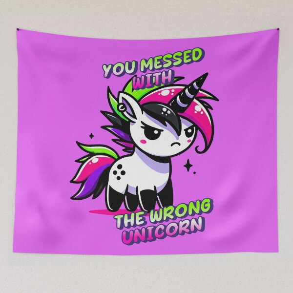 Item preview, You Messed with the Wrong Unicorn - Sarah designed and sold by 3DAF.