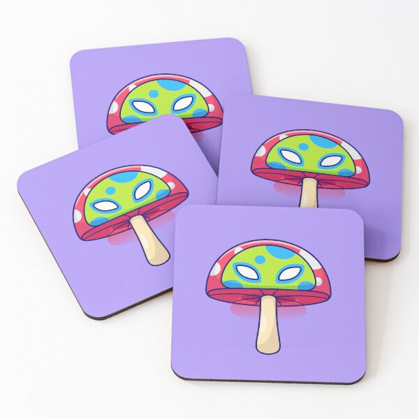 Item preview, Cute Mushroom Wearing Mask Cartoon designed and sold by hjian8219.
