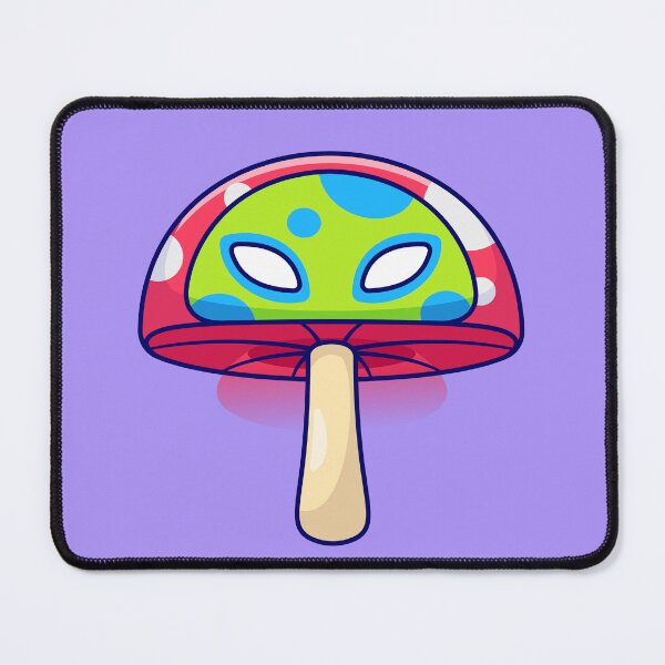 Item preview, Cute Mushroom Wearing Mask Cartoon designed and sold by hjian8219.