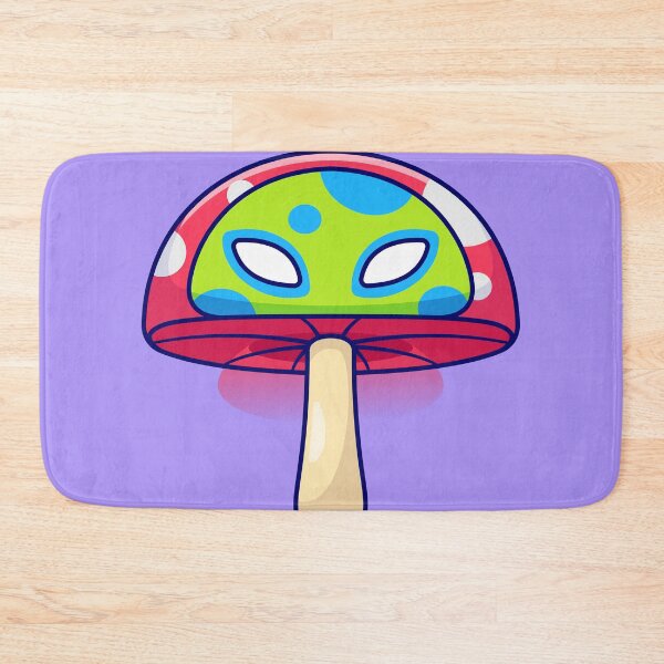 Item preview, Cute Mushroom Wearing Mask Cartoon designed and sold by hjian8219.