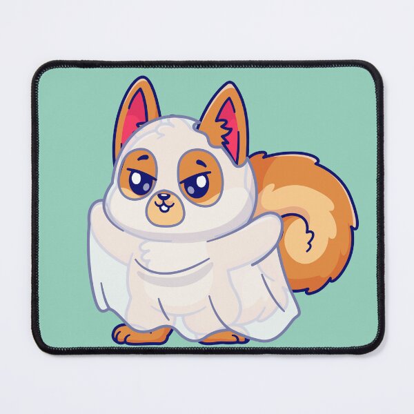 Item preview,  Cute Squirrel Ghost Cartoon Vector Icon Illustration designed and sold by hjian8219.