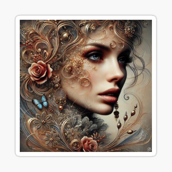 Where Time Slows to the Scent of Roses Sticker