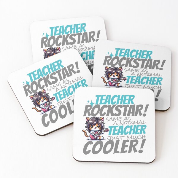 Item preview, Teacher Rockstar Funny Cool Educator  designed and sold by markymaarty.