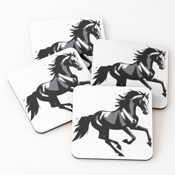 Item preview, rampant horse designed and sold by BLUEiceberg.