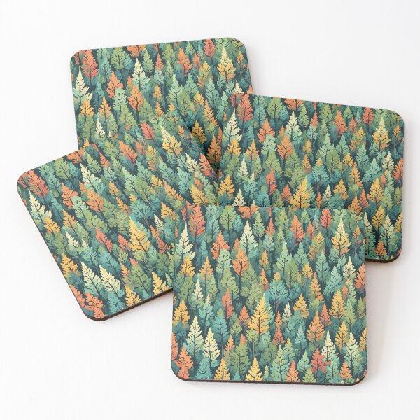 Item preview, Abstract Colorful Trees Pattern designed and sold by calibrit.