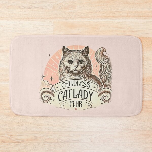 Item preview, Childless Cat Lady Club designed and sold by Caring Hearts.