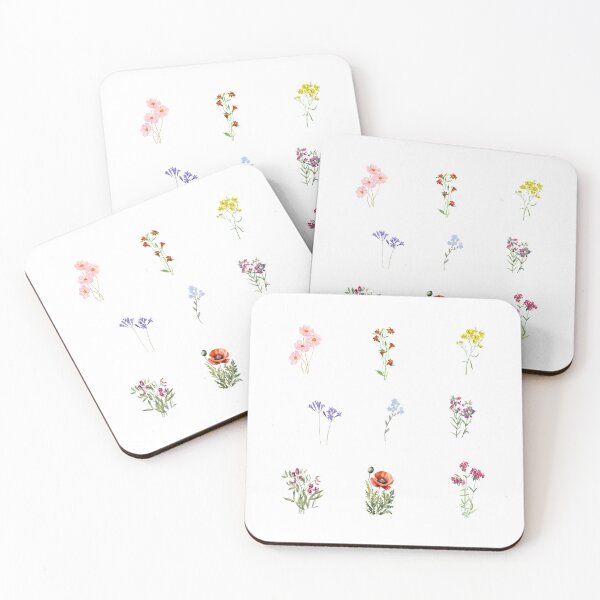 Item preview, Pretty Watercolor Summer Flowers  designed and sold by silviaol.