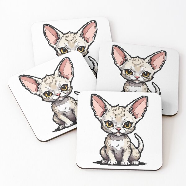Item preview, Pixel Devon Rex designed and sold by NaturePixel.