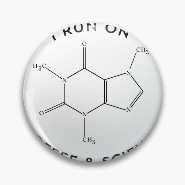 Item preview, Caffeine Molecule - Coffee & Science designed and sold by PagesofThoughts.