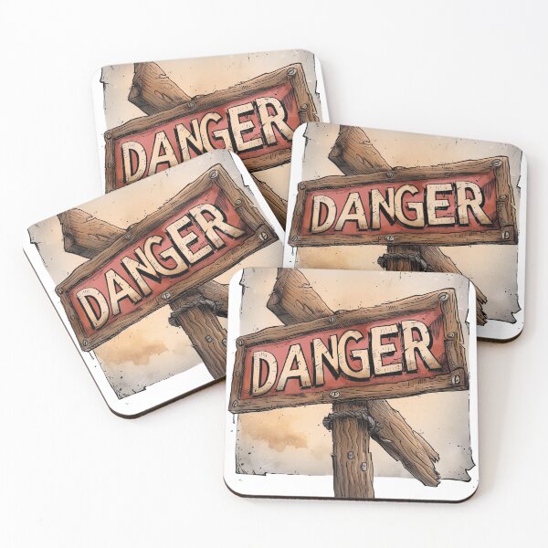 Item preview, DANGER SIGN : WARNING HUMAN limited edition  designed and sold by Zen Candy 3000 Travis Nicholas Zariwny.