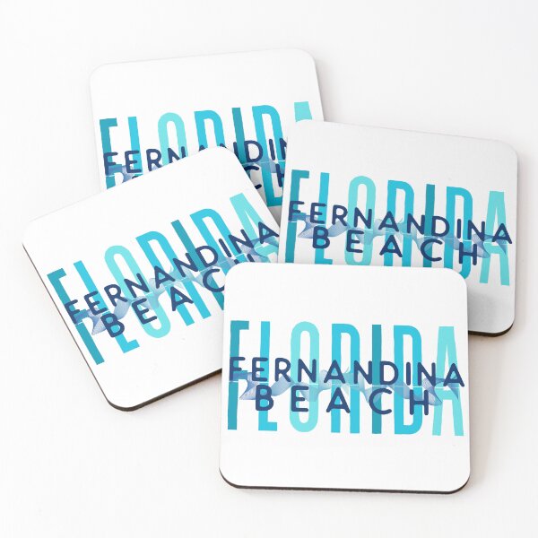 Item preview, Fernandina Beach Florida (Ocean Split) designed and sold by Whackadoodletee.