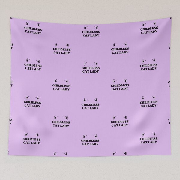 Item preview, Childless Cat Lady designed and sold by Caring Hearts.