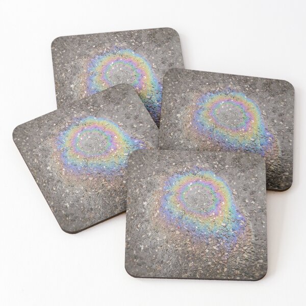 Item preview, Oil on ground _ Rainbow colors  designed and sold by Persephone Palapanidou.