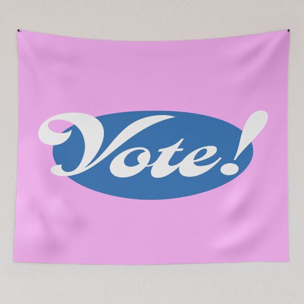 Item preview, Vote Blue! designed and sold by BANDOFSCRIBBLE Hollywood.