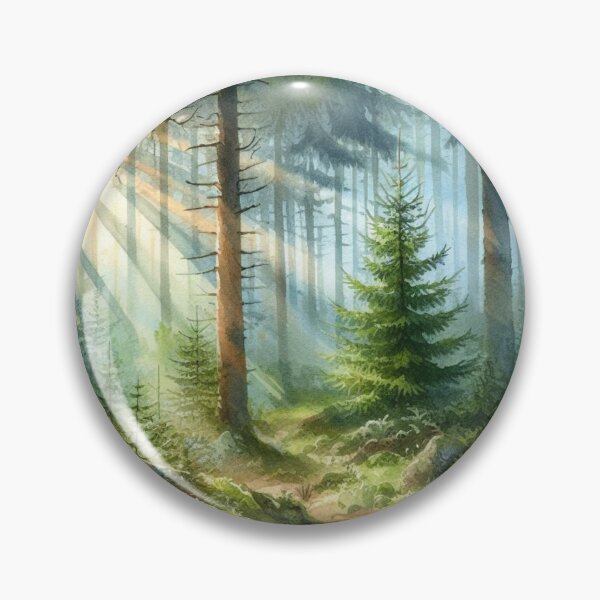 Item preview, Tranquil forest scene 2 , Watercolour designed and sold by Sijtipat.