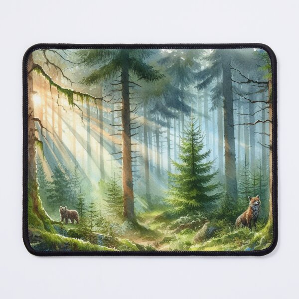 Item preview, Tranquil forest scene 2 , Watercolour designed and sold by Sijtipat.