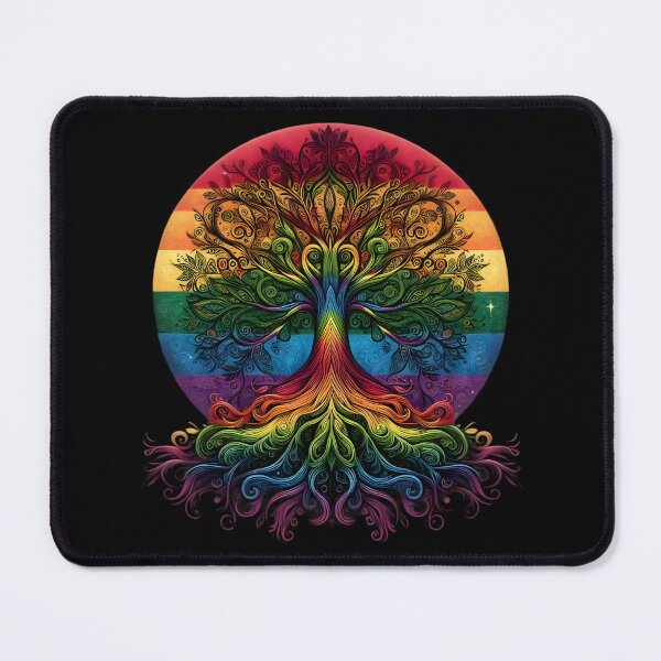 Item preview, LGBTQIA+ Rainbow Pride Tree of Life Embracing Diversity designed and sold by HolidayT-Shirts.