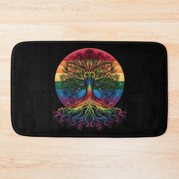 Item preview, LGBTQIA+ Rainbow Pride Tree of Life Embracing Diversity designed and sold by HolidayT-Shirts.
