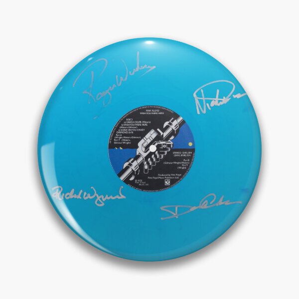 Item preview, Pink Floyd Dark Side Of The Moon Blue Autographed Vinyl Record Artwork designed and sold by RCCLTDUK.