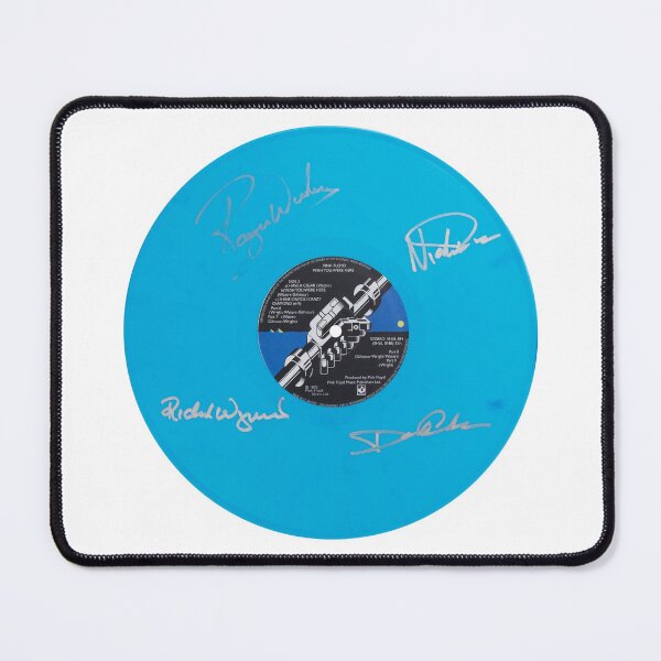 Item preview, Pink Floyd Dark Side Of The Moon Blue Autographed Vinyl Record Artwork designed and sold by RCCLTDUK.