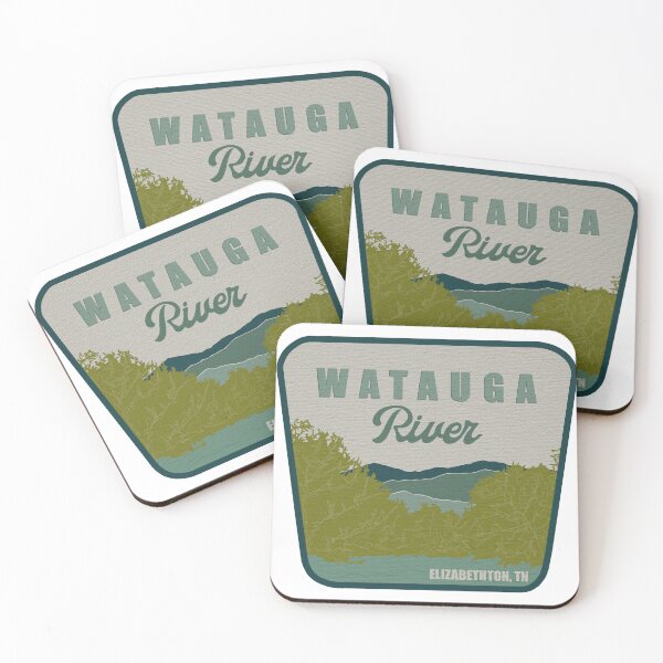 Item preview, Watauga River - Tennessee - North Carolina  designed and sold by Vie-Designs.