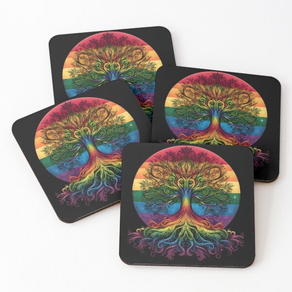 Item preview, LGBTQIA+ Rainbow Pride Tree of Life Embracing Diversity designed and sold by HolidayT-Shirts.