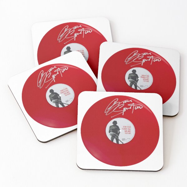 Item preview, Bruce Springsteen Born To Run Red Autographed Vinyl Record Artwork designed and sold by RCCLTDUK.