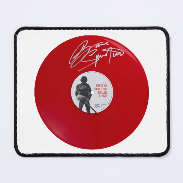 Item preview, Bruce Springsteen Born To Run Red Autographed Vinyl Record Artwork designed and sold by RCCLTDUK.