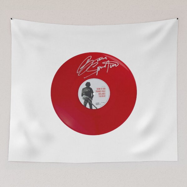 Item preview, Bruce Springsteen Born To Run Red Autographed Vinyl Record Artwork designed and sold by RCCLTDUK.
