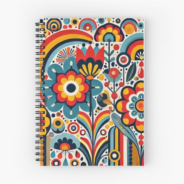Item preview, Colorful flower design designed and sold by saqui-com.