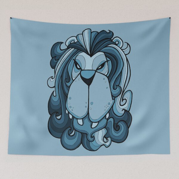 Item preview, Lion - Sailor Blue designed and sold by bignose1977.