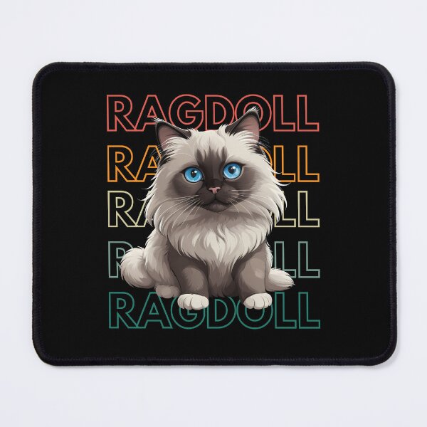 Item preview, Vibrant Ragdoll Cat Portrait – Pop Art Style designed and sold by andasanc14.