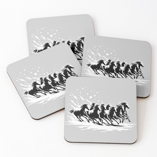 Item preview, Galloping in the snow designed and sold by BLUEiceberg.