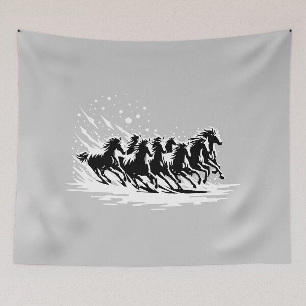 Item preview, Galloping in the snow designed and sold by BLUEiceberg.