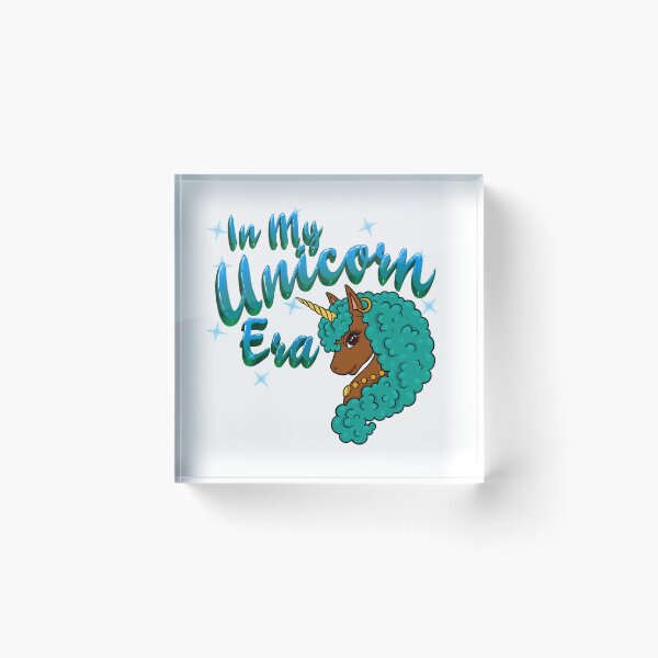 Item preview, In My Unicorn Era | Turquoise Unicorn  designed and sold by Shakira Rivers.