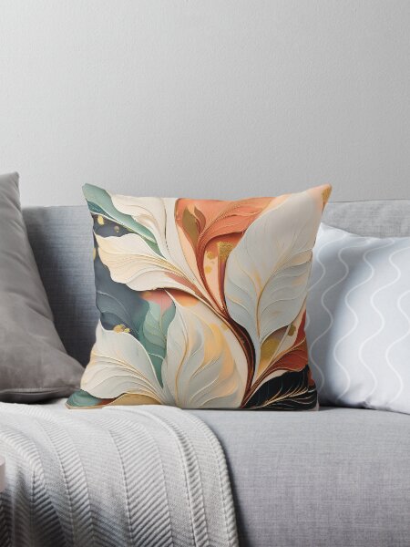 Artikel-Vorschau von Strukturierte rustikale Vintage-Blumenblätter in neutralen Farben, Orange-, Grün- und Goldtönen, Herbst, Herbstsaison, designt und verkauft von navitalidesign.