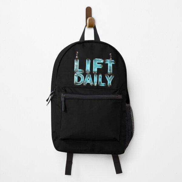 Item preview, LIFT DAILY - Gym Fitness Modern Design - Fluorescent Blue Retro Sign Light Writing designed and sold by Primal Pump Co LTD.