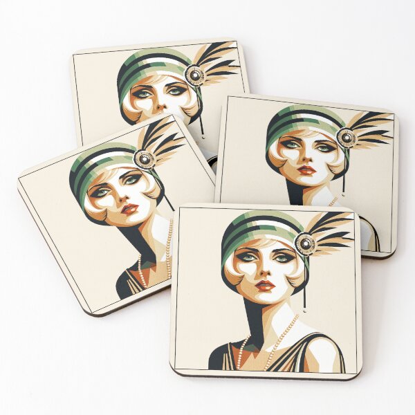 Item preview, Art Deco Flapper Collection #1 023 - Cordelia designed and sold by elektronen.