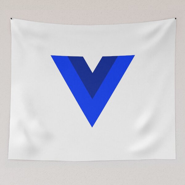 Item preview, Vue.js Framework (Blue) Official Logo Hoodie designed and sold by Rainwater Merch.