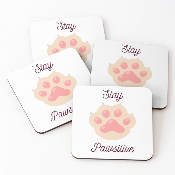 Item preview, Stay Pawsitive Kitten stay Cat designed and sold by Nythrand-Shop.