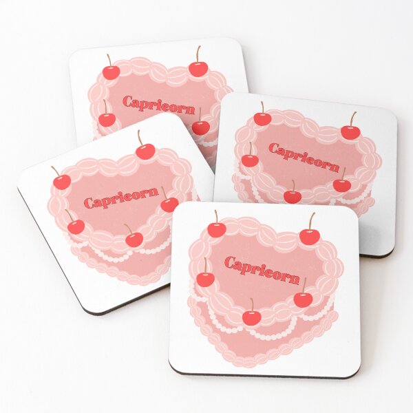 Item preview, Capricorn Vintage Birthday Cake designed and sold by UptownGirls.