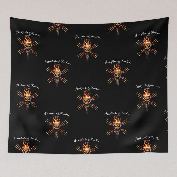 Item preview, Pitchforks & Torches tm - Logo Skull & Bones designed and sold by Pitchforks & Torches TM.