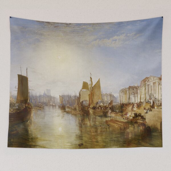 Item preview, The Harbor of Dieppe by William Turner designed and sold by romeobravado.