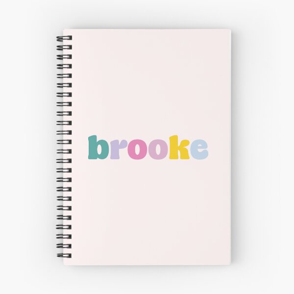Item preview, Brooke - Custom name on colorful block font designed and sold by To the Lua.