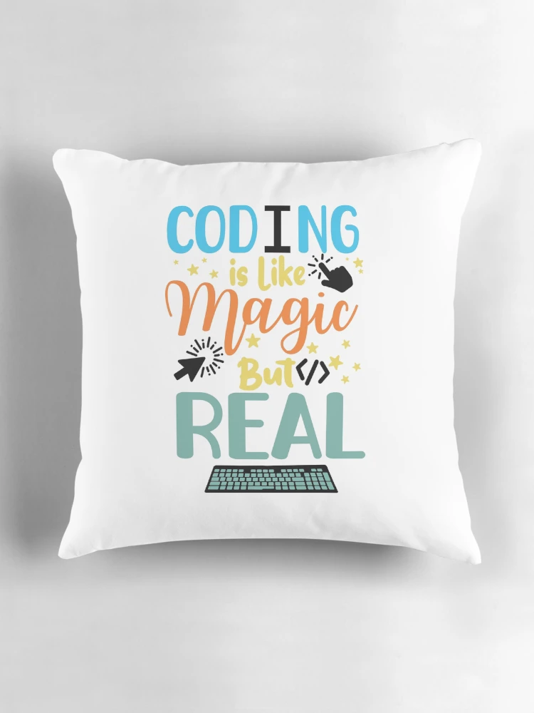 Thumbnail 3 of 4, Pillow, Coding Coder Computer Science Programming designed and sold by ScienceCorner.